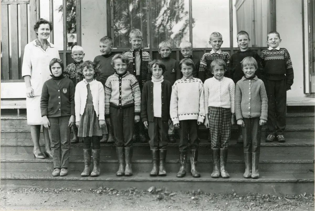 Skolebilde Trintom skole, ca 1967