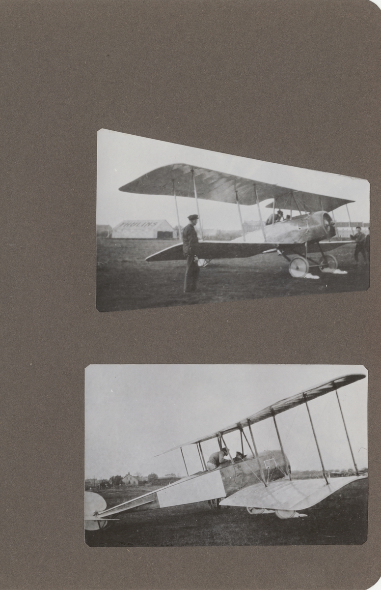 Provflygning av flygplan Thulin LA i Landskrona, ca 1918-1919.