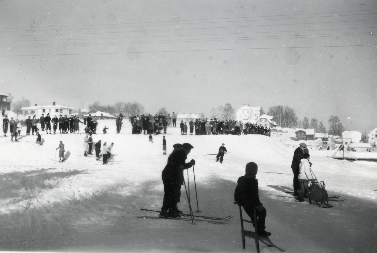 Vinter ved Hovdetjernet 1948