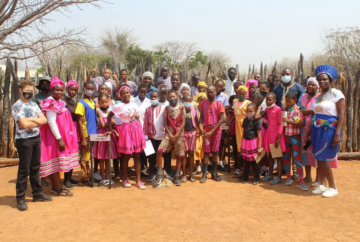 Foto fra Cultural Village i Tsumeb, Namibia, og feiringen av Heritage Week i 2021. Foto: Asino WN