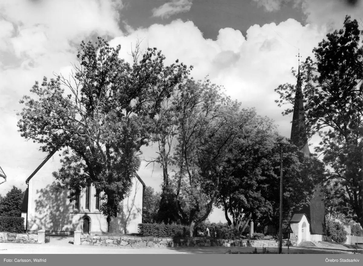 Sköllersta kyrka, 1950-tal - Örebro stadsarkiv / DigitaltMuseum