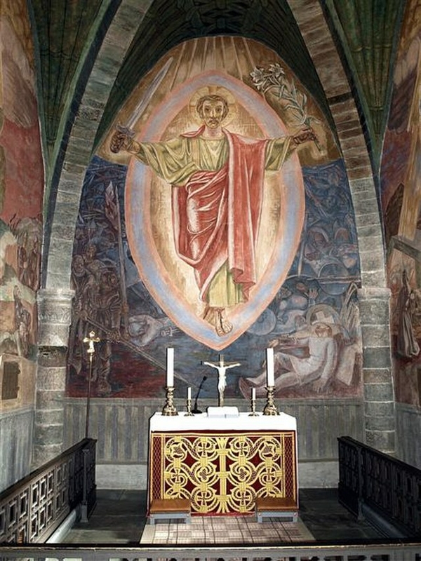 Alf Rolfsens maleri i Stiklestad kirke