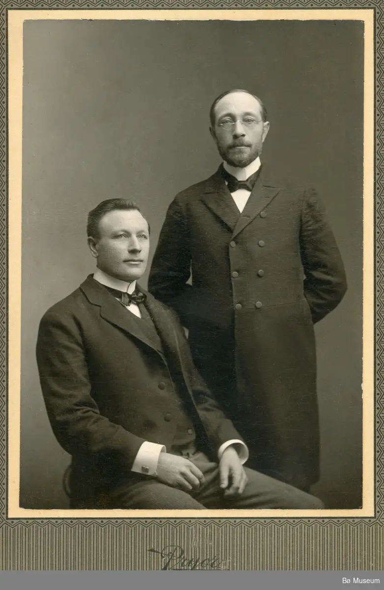 Halvor Jørgensson Lie og Andres H. Eikjarud i USA
