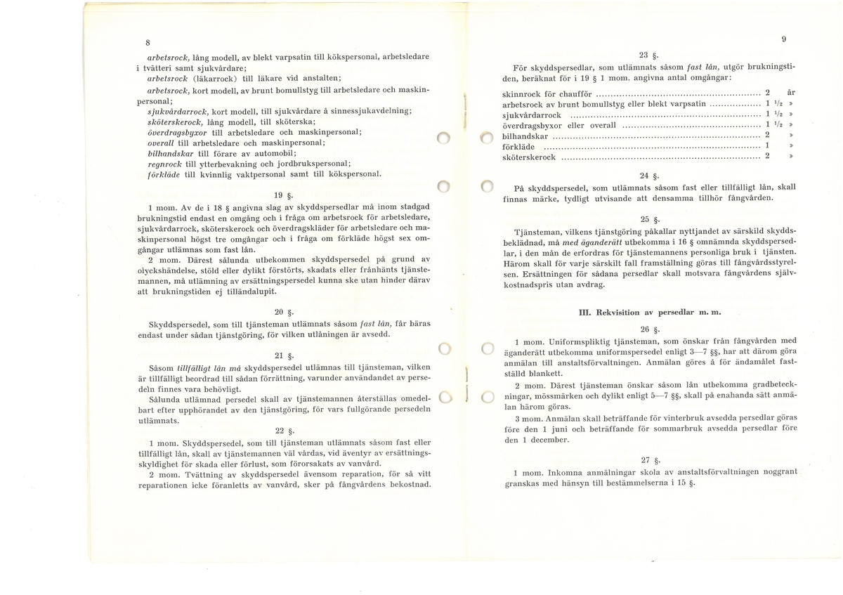 En större mängd gradbeteckningar på axelklaffar, m/1959.