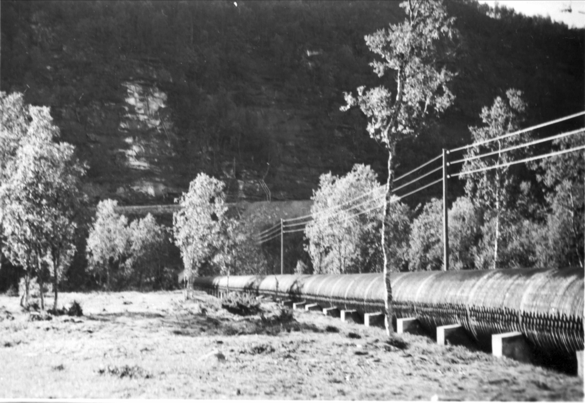 Rørgata til Skoddebergvann kraftverk.