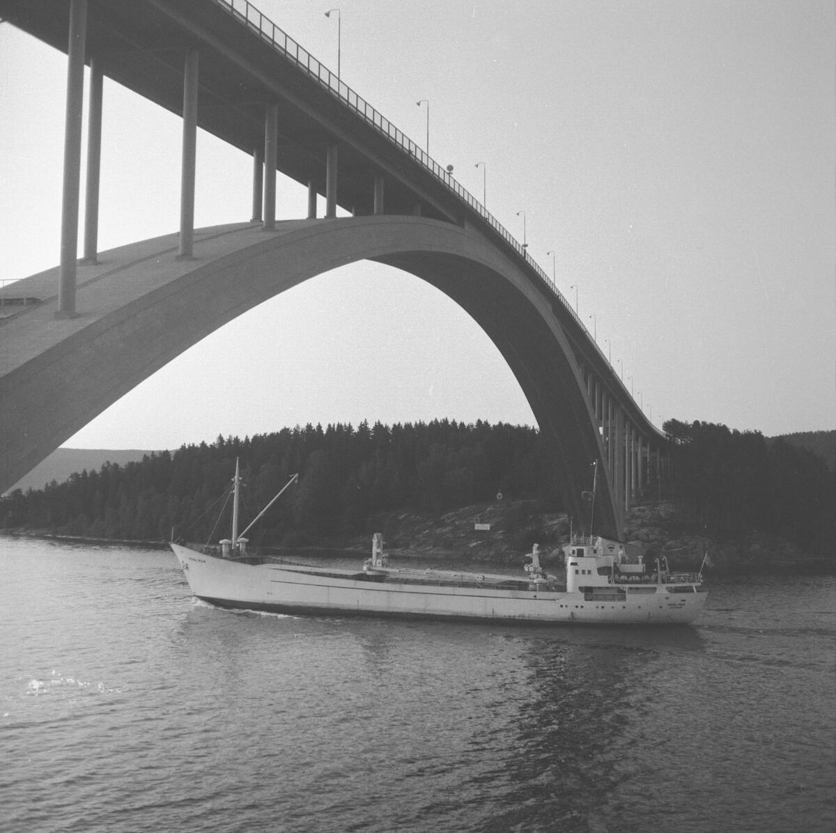 Fartyget Royal Pulp vid Sandöbron

