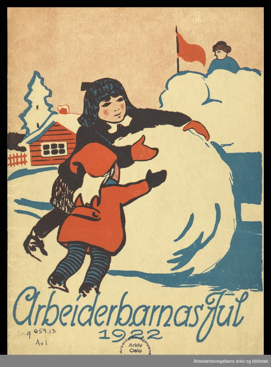 Arbeiderbarnas jul. 1922. Gitt ut av speidergruppen 