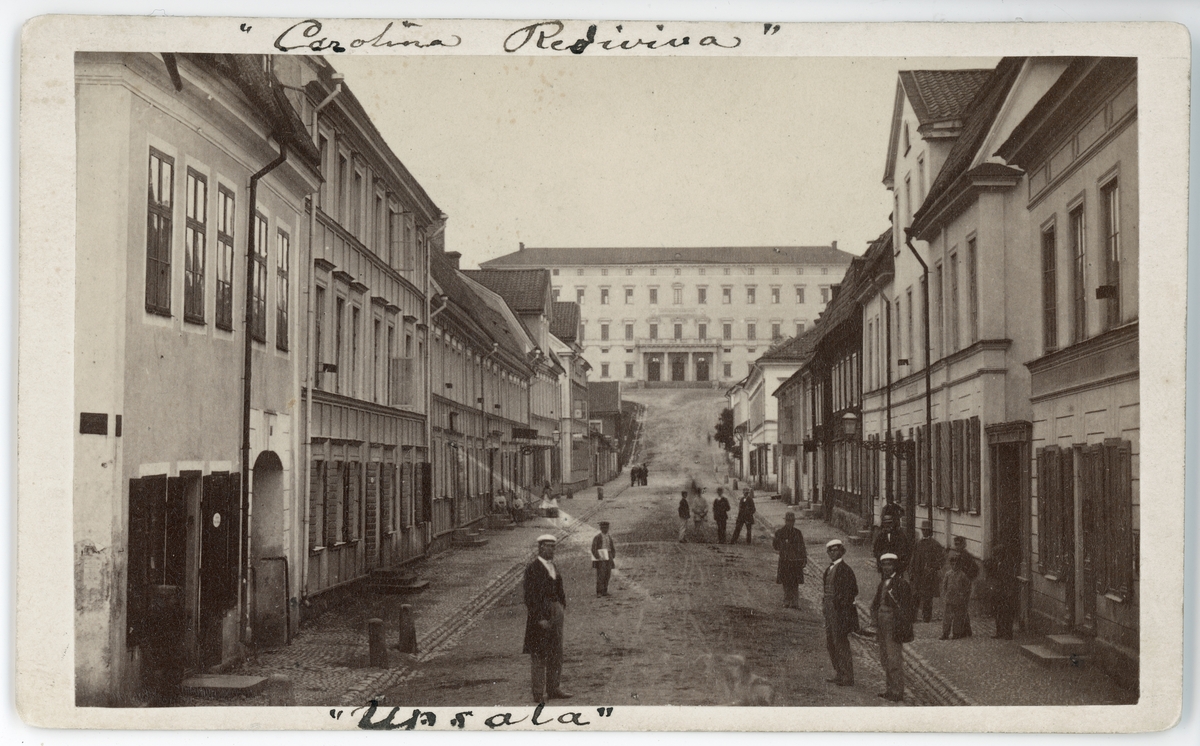 Kabinettsfotografi - Carolina Rediviva, Uppsala 1860-tal