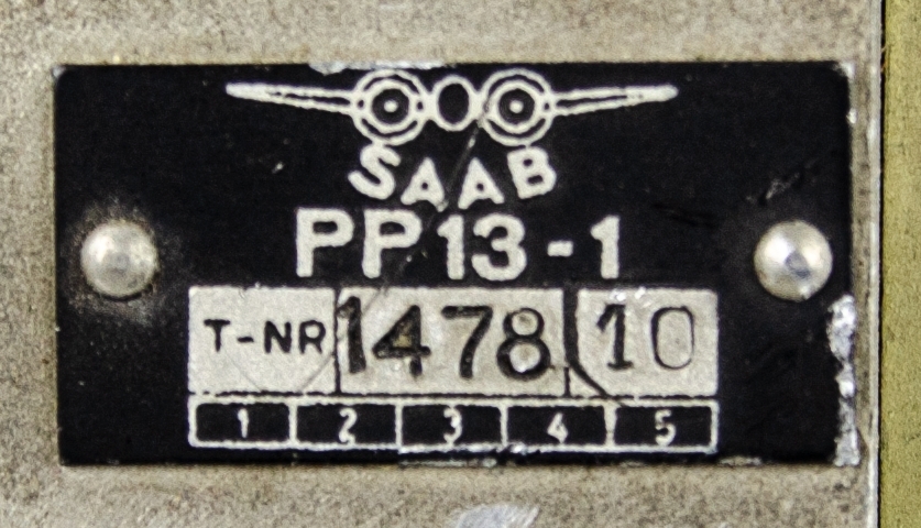 Fällmekanism BB 2-2, tillhörandes flygplanstyp Saab 29, Tunnan.