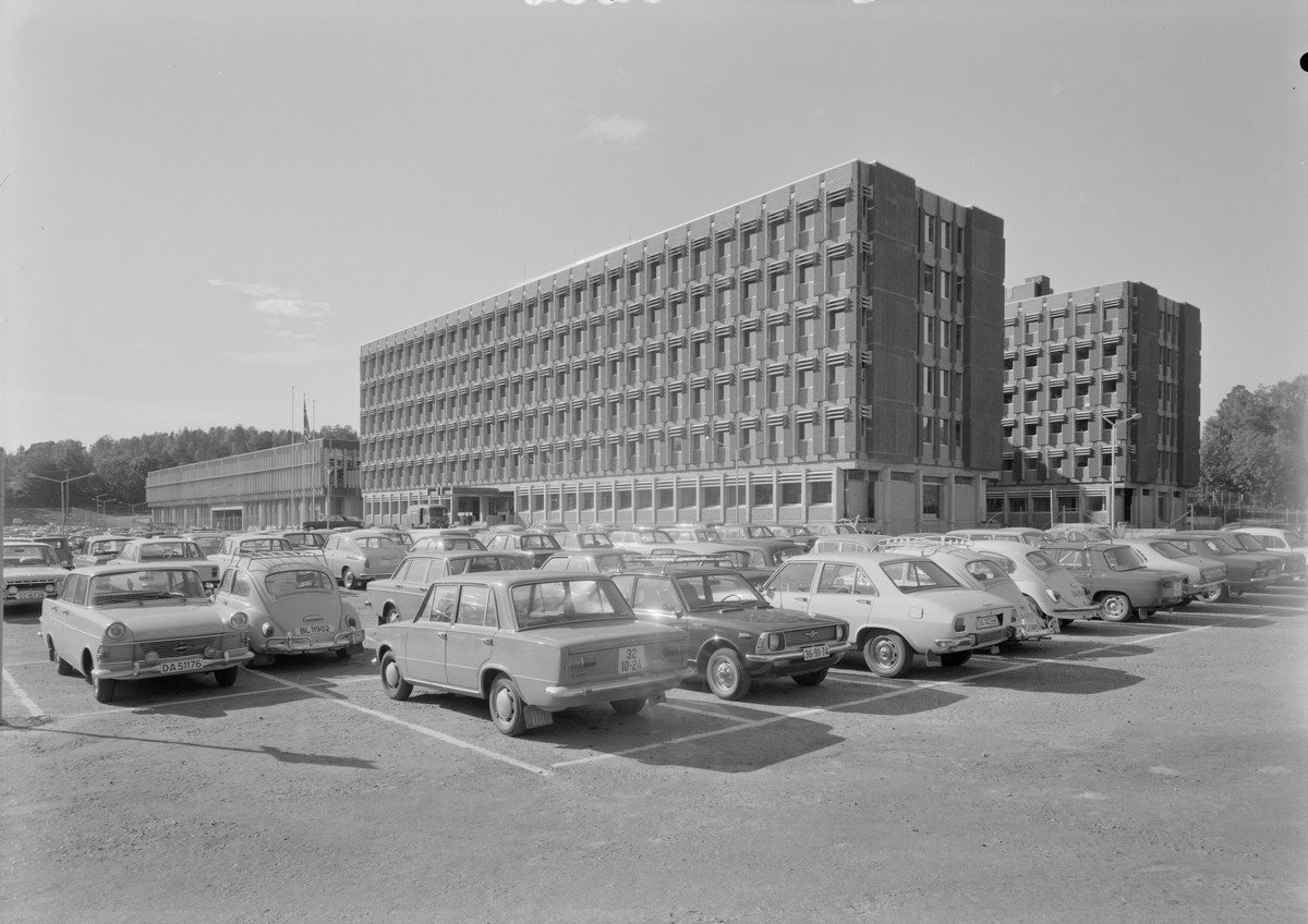 Arkitekturfoto av Elektrisk Bureaus fabrikk på Billingstad i Asker.