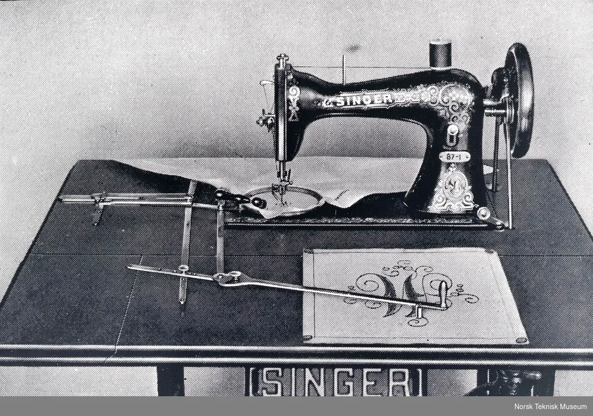 Singer symaskin for monogrammer