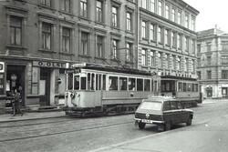 Sporvogn fra Oslo Sporveier av typen SS med nummer 108 fotog