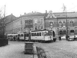 Oslo Sporveier, SS nr. 112 kommunal ombygd fotografert på Ny