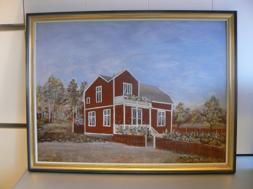 Tavlan är en gåva till Garnisonsmuseet av Olle Lindvall.