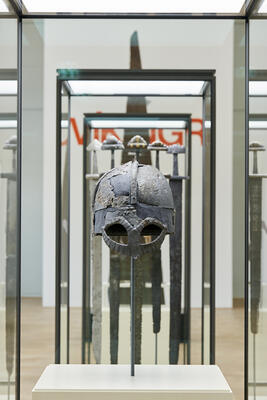Viking helmet at the Historical Museum. (Foto/Photo)