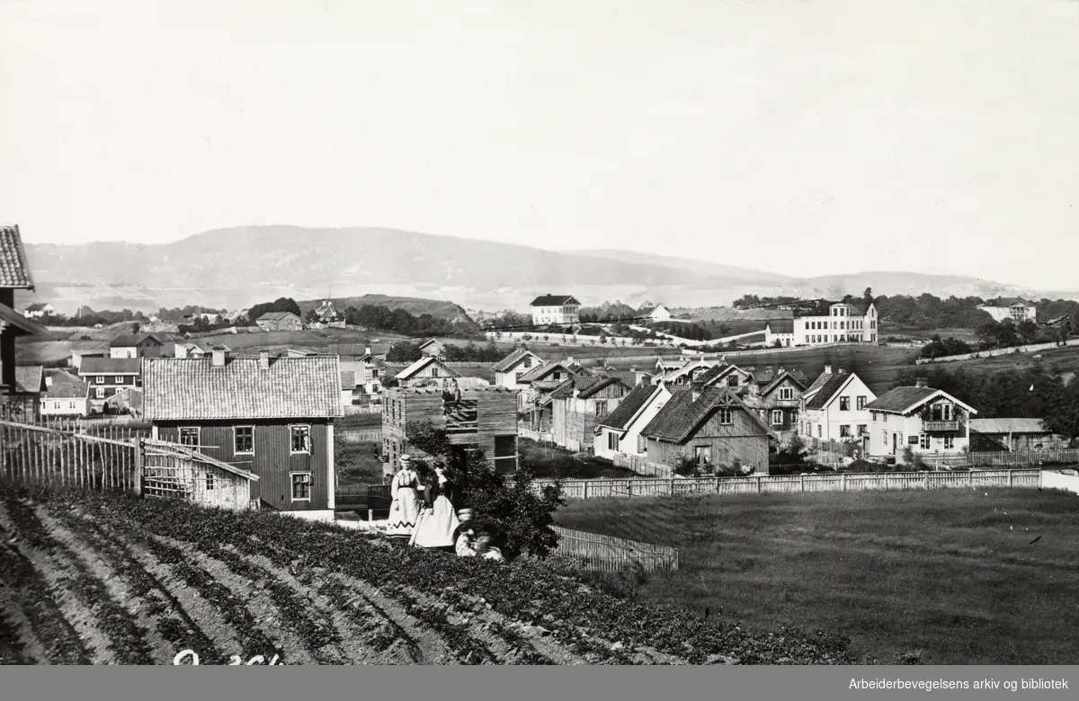 Balkeby fotografert før brannen i 1879. Udatert