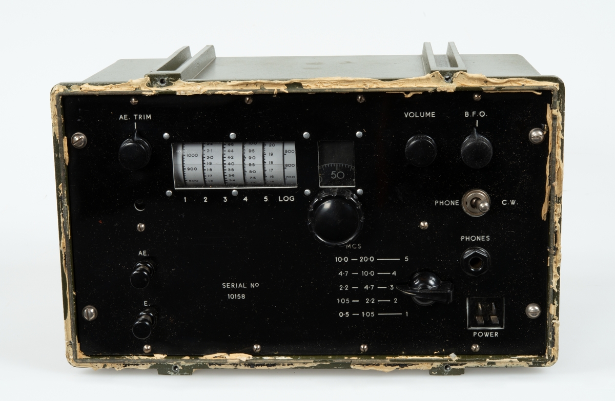 Radio fra sent 1940-tall.