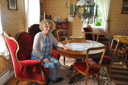 Smilet på lur og med kjæften oppreven te øran