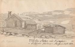 Tverrliseter ved Maurset [Tegning]