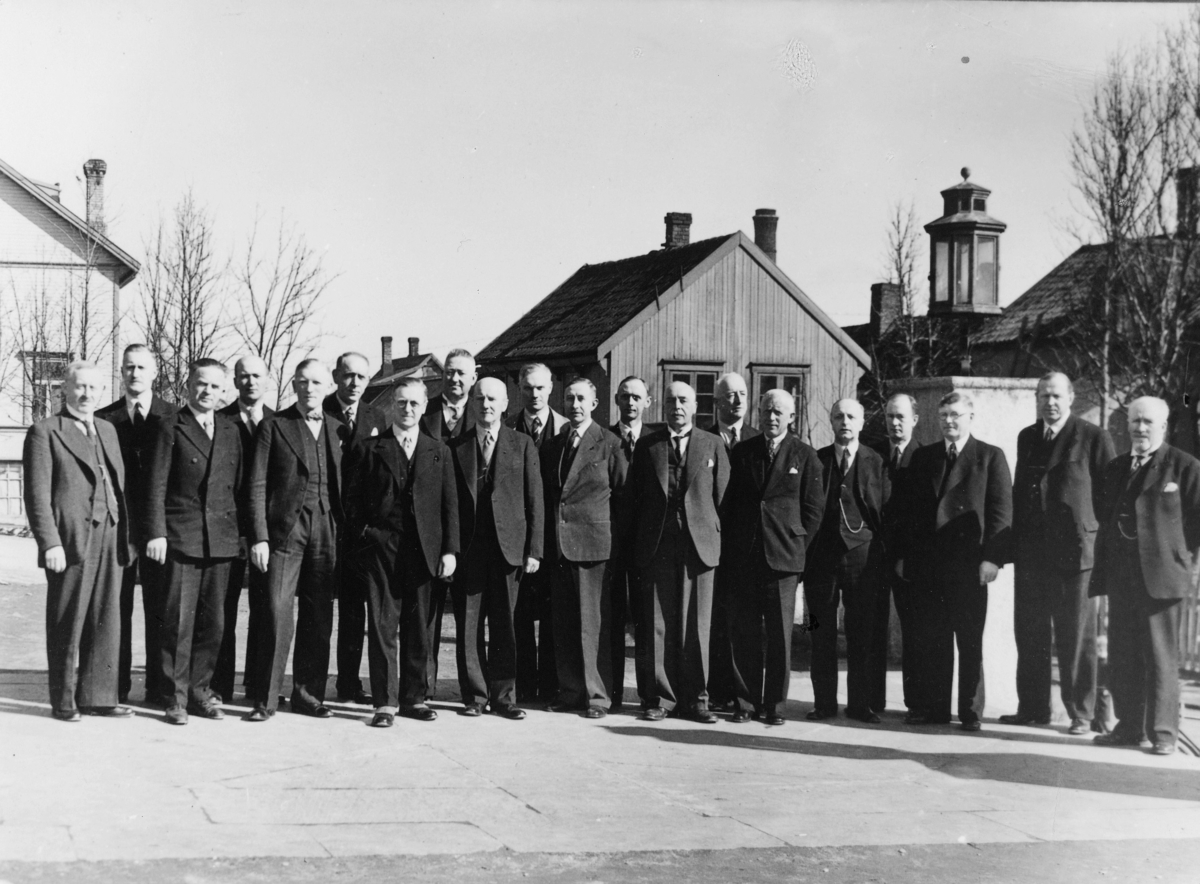 gruppebilde, Postmestermøte 1936, Tromsø