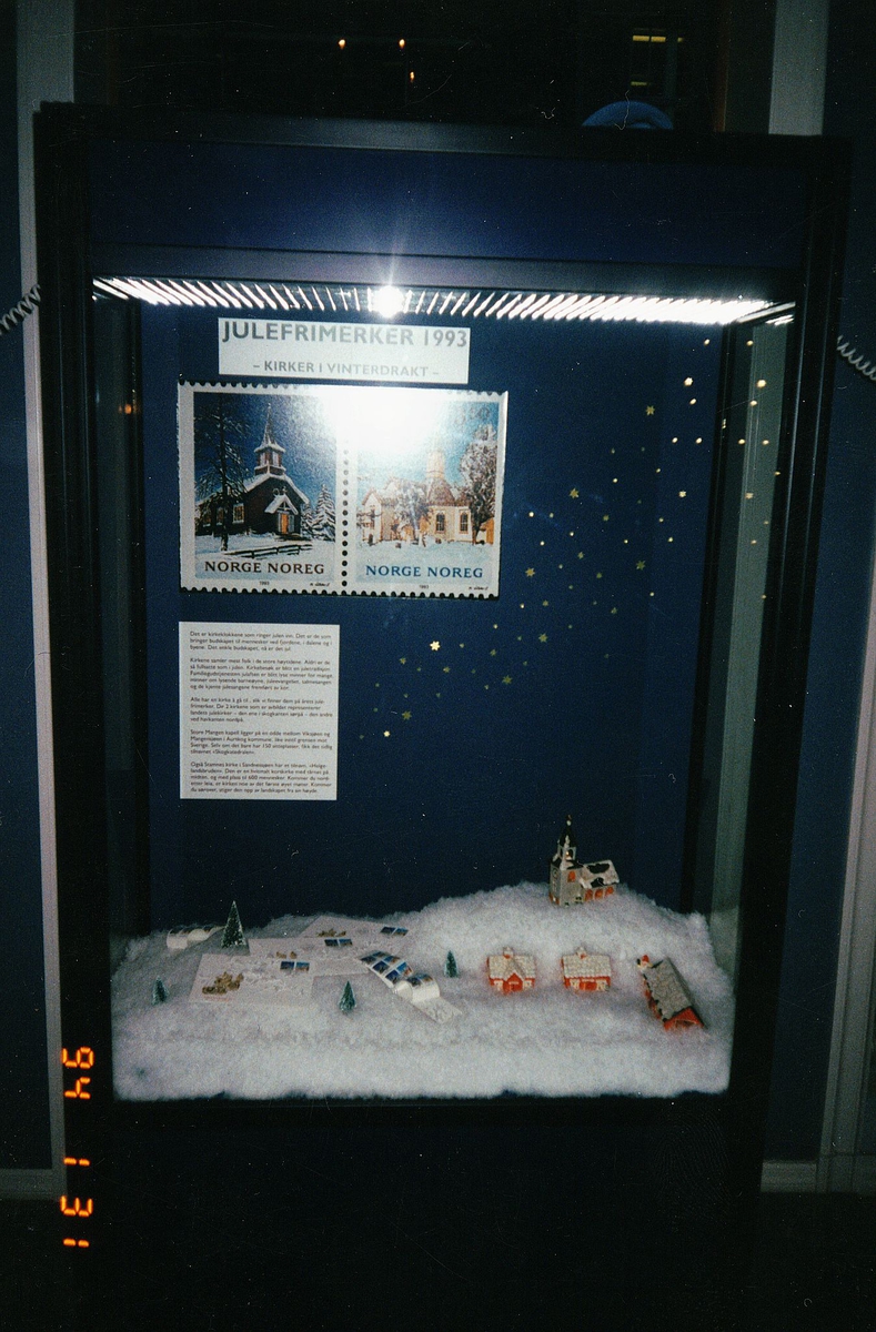 Postmuseet, Oslo, utstilling, norske julefrimerker 1993