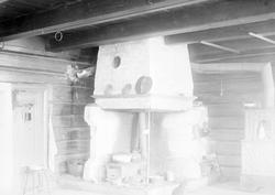 Kort: Ringebu 12.8 1917 Gaarden Bjørge. Interiør Konv: Bjørg