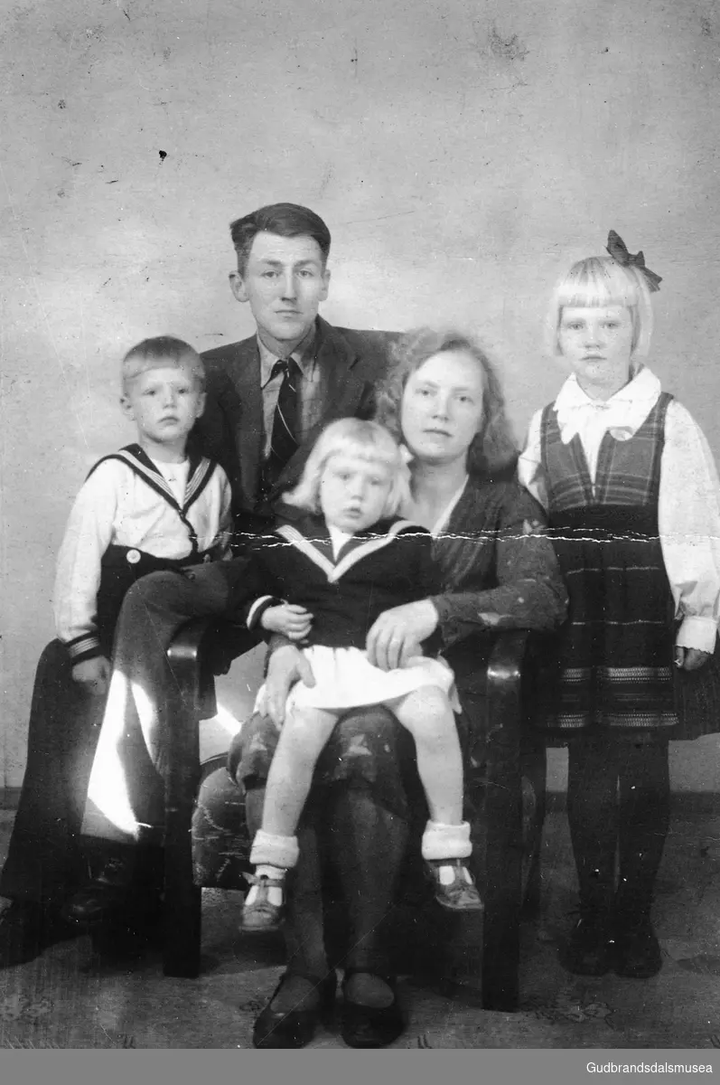 Reproduksjon Familiebilde bestillt av Kolbjørn Sletten, Vinstra