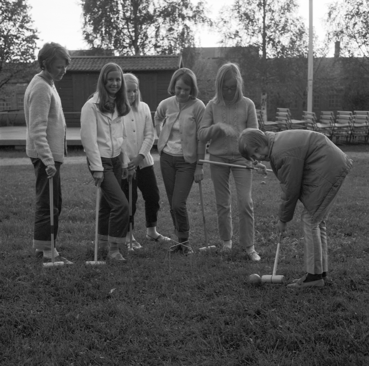 SMU:s dropin har blivit droput, Tierps hembygdsgård, Uppland 1969