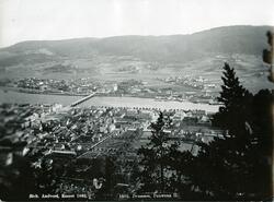 Drammen Panorama i 1880