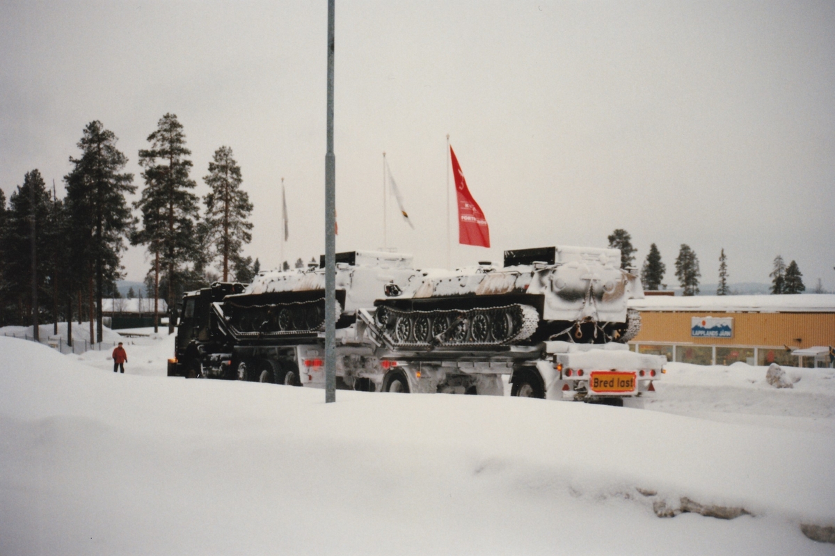 Övning Polstjärnan norr om Östersund 1997.