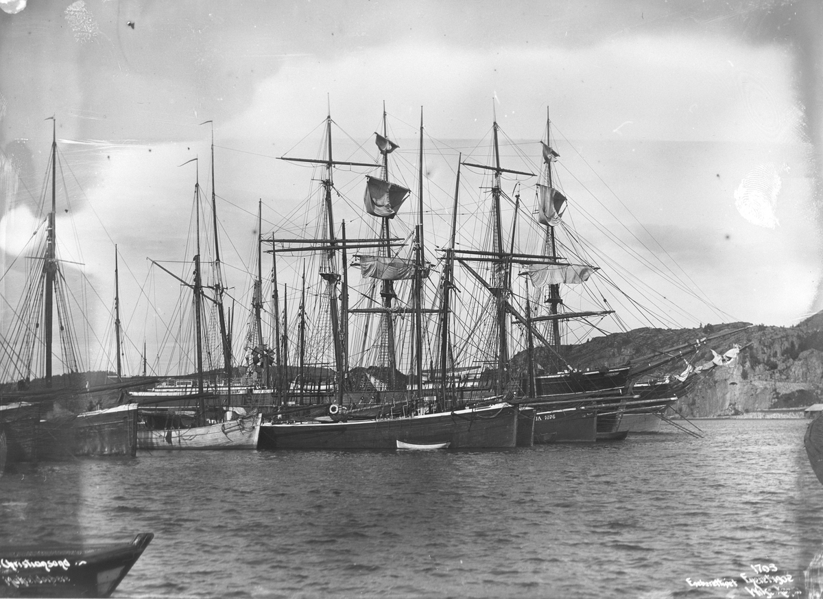 Kristiansand - Fra Havnen 29.juli 1902