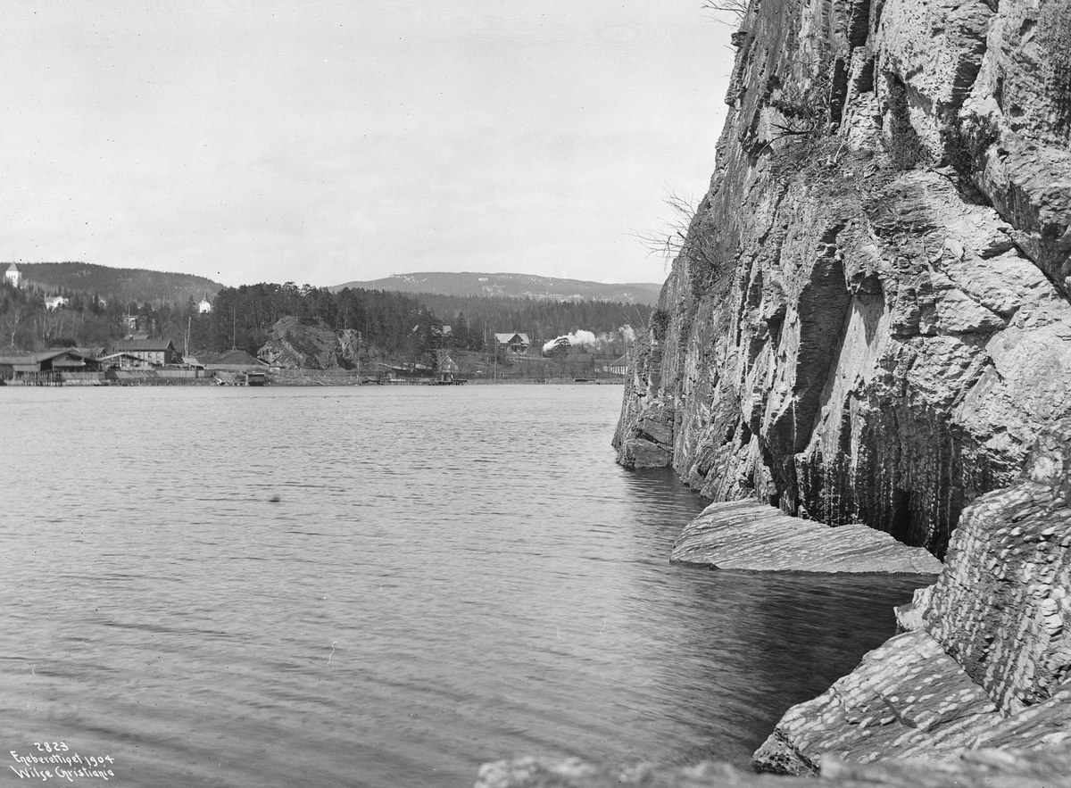 Bygdøy - sjøbadet strandparti 26/7 1904