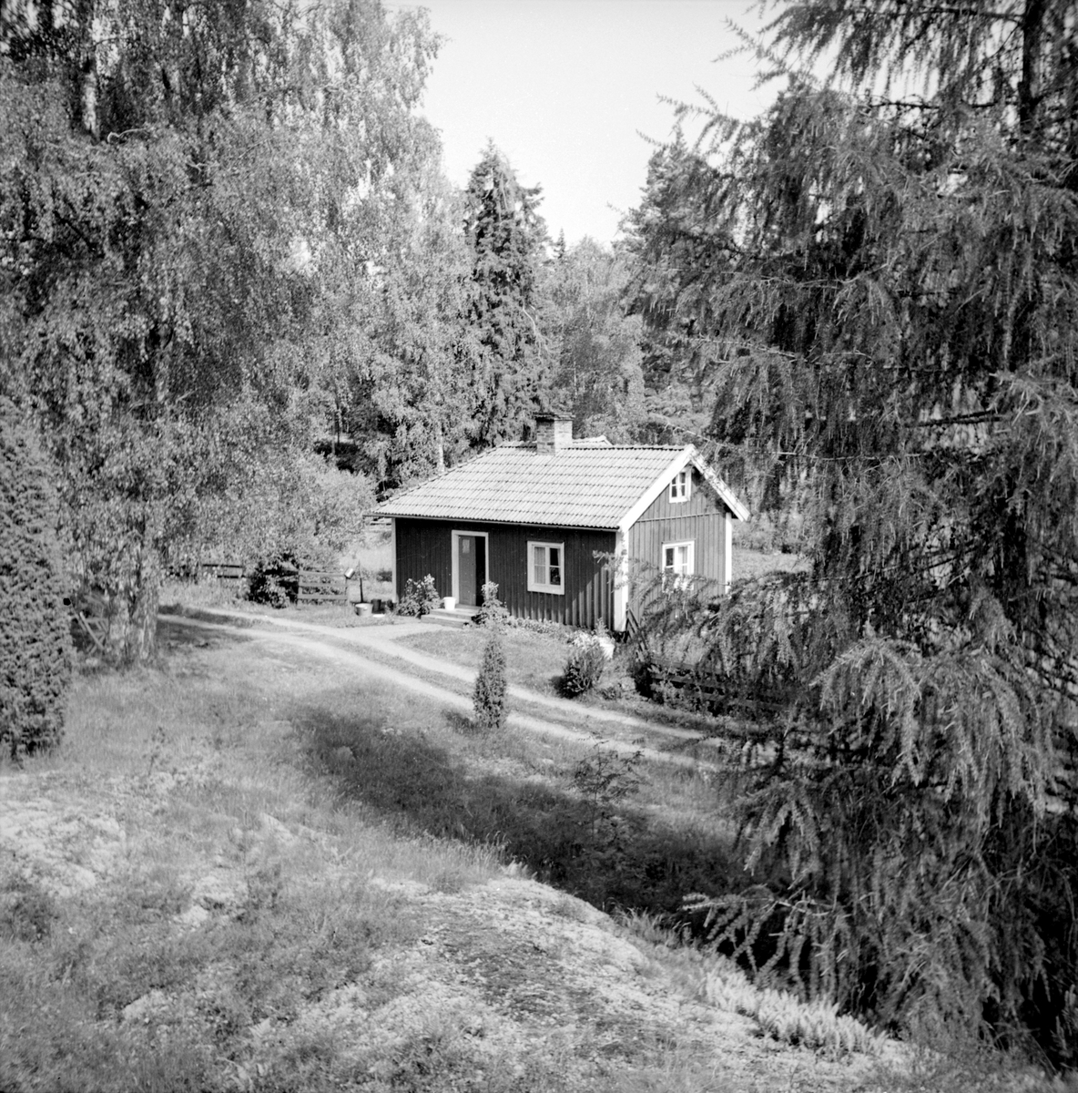 Elin Karlssons stuga Kullen vid Västrum i Östra Tollstad.