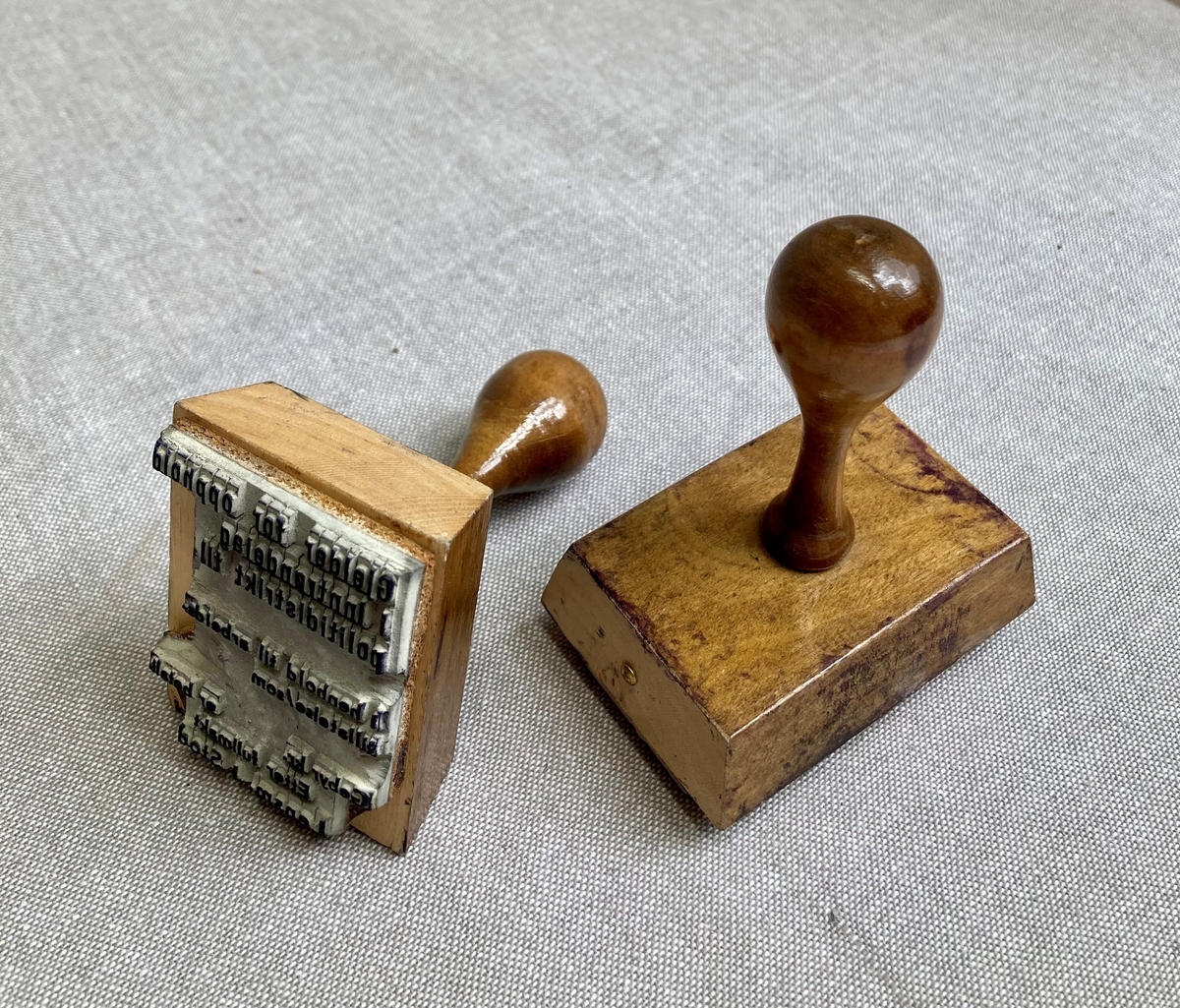 Stempel - Justismuseet   Digitaltmuseum