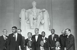"Marsjen mot Washington", 18 august 1963. Ledere fra den ame