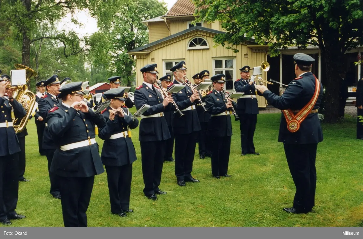 6 juni 2001, Västra lägret, Skillingaryd. Hemvärnets musikkår, Jönköping/Huskvarna.