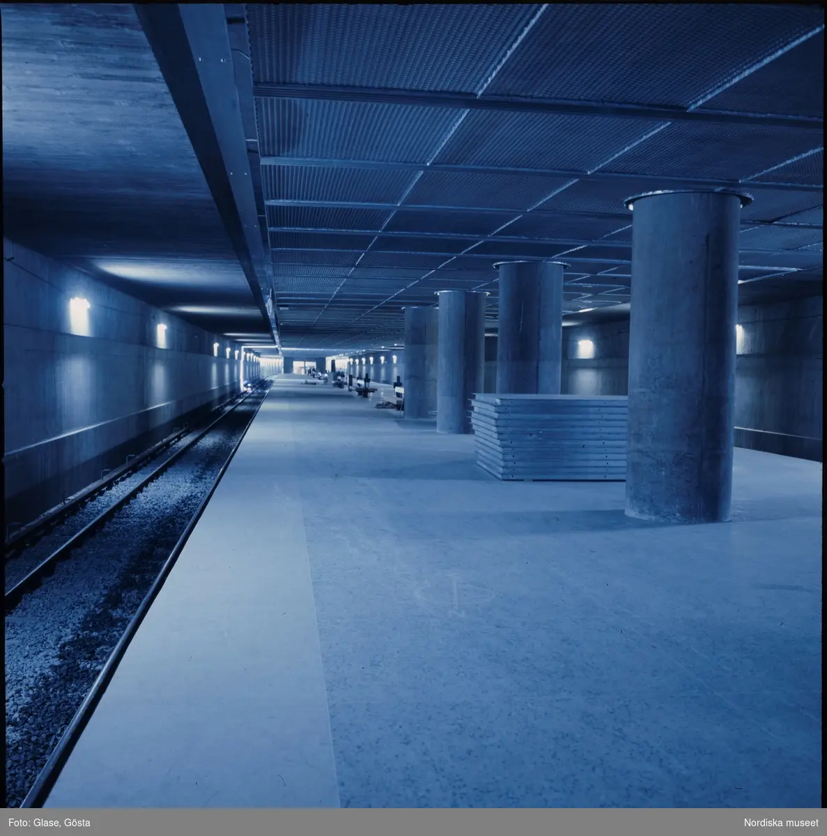 Tunnelbanestation i Danderyd.