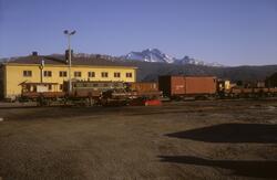 Rullende materiell på verkstedområdet i Narvik - godsvogner 