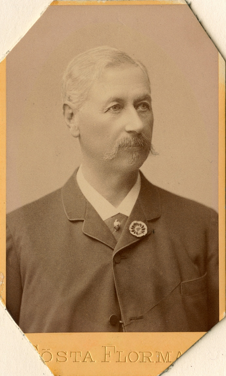 Porträtt av Claes Adelsköld (1824-1907).