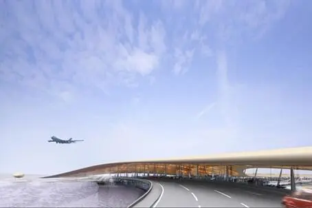 Fra flyplassen i Beijing. Foto: Fostner + Partners.