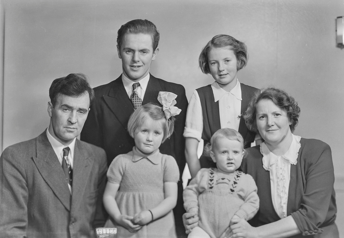 Karl Nilsen med familie