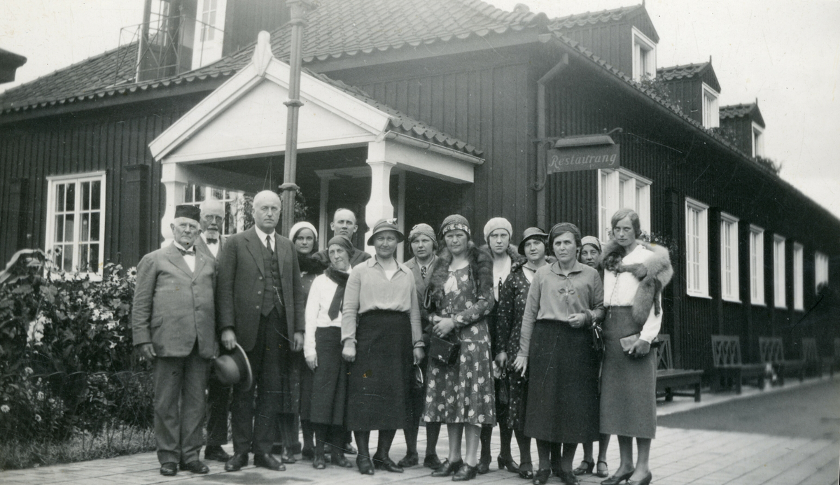 På Charlottenberg station i Sverige 7.8.1932