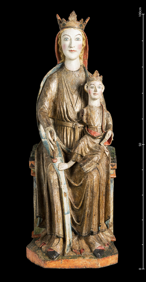 MA 292 a Madonna med Jesusbarnet, fra Kyrkjebø kirke.