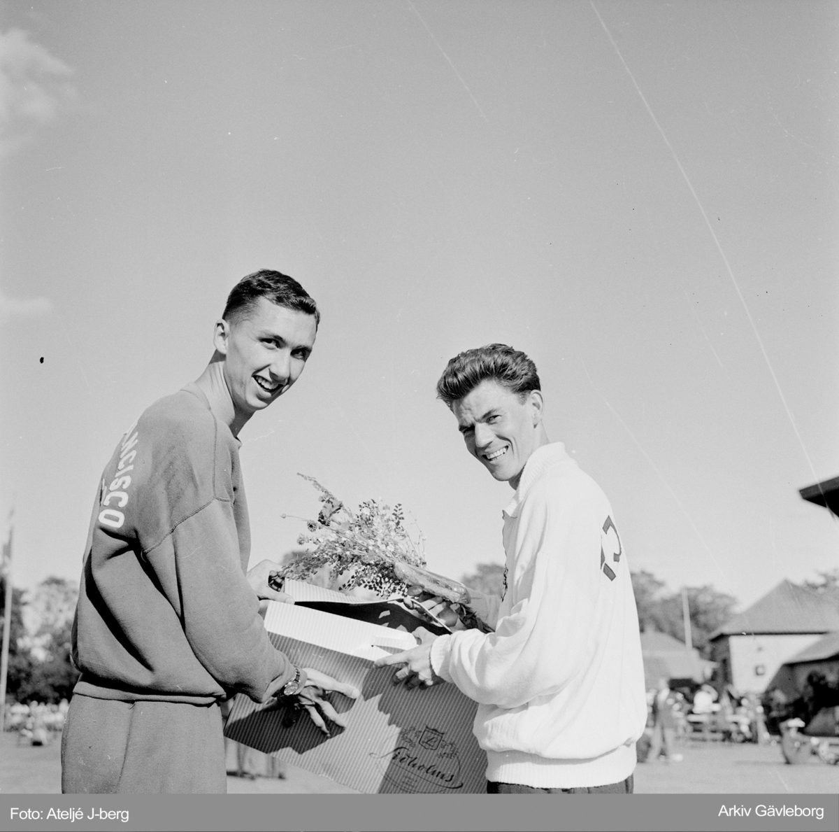 Julispelen på Strömvallen 1958.