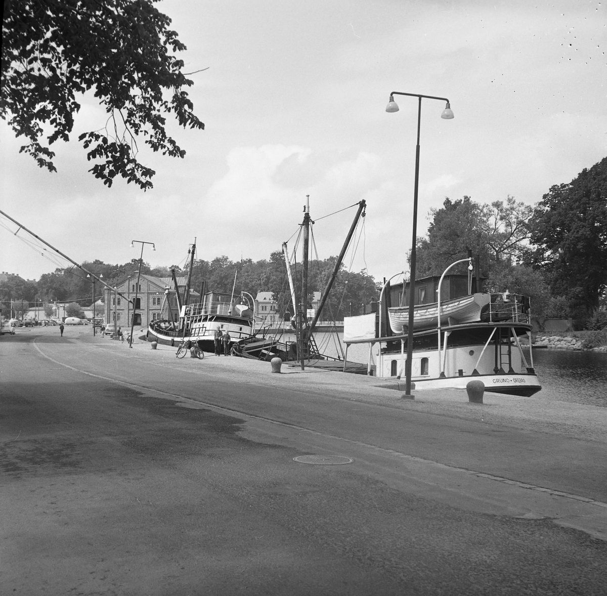 Örebro hamnstad för en dag. 
21 juli 1959.