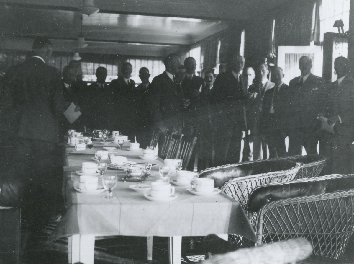 Kornrådet på Røds hotell på Larkollen 26.8.1936.
