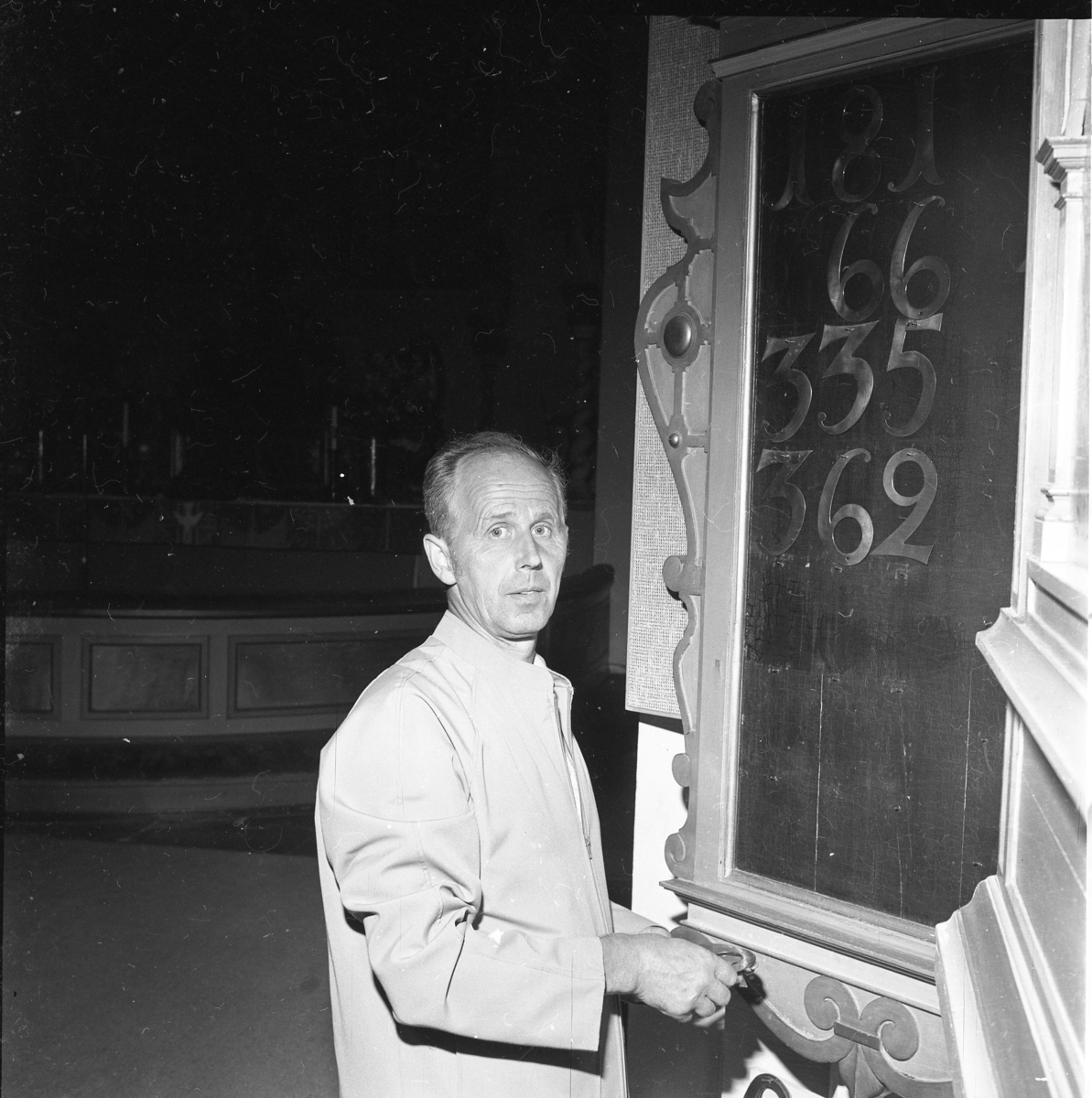 Kyrkvaktmästare i Gränna 1971