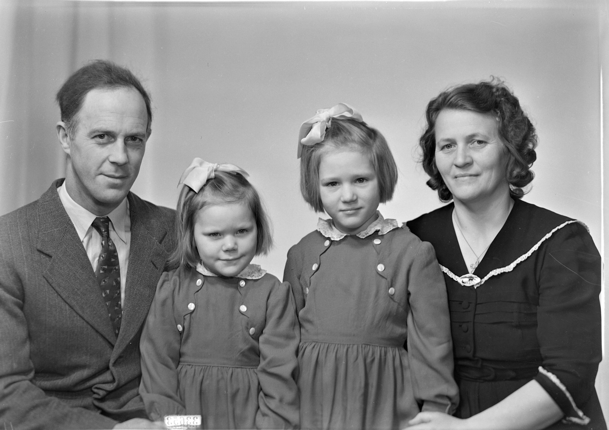 Bjarne Olsen med familie