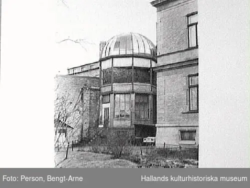 Exteriör av det s k Palmhuset (växthus, orangeri) intill Gerlachska huset i Varberg, kv Trädgården.