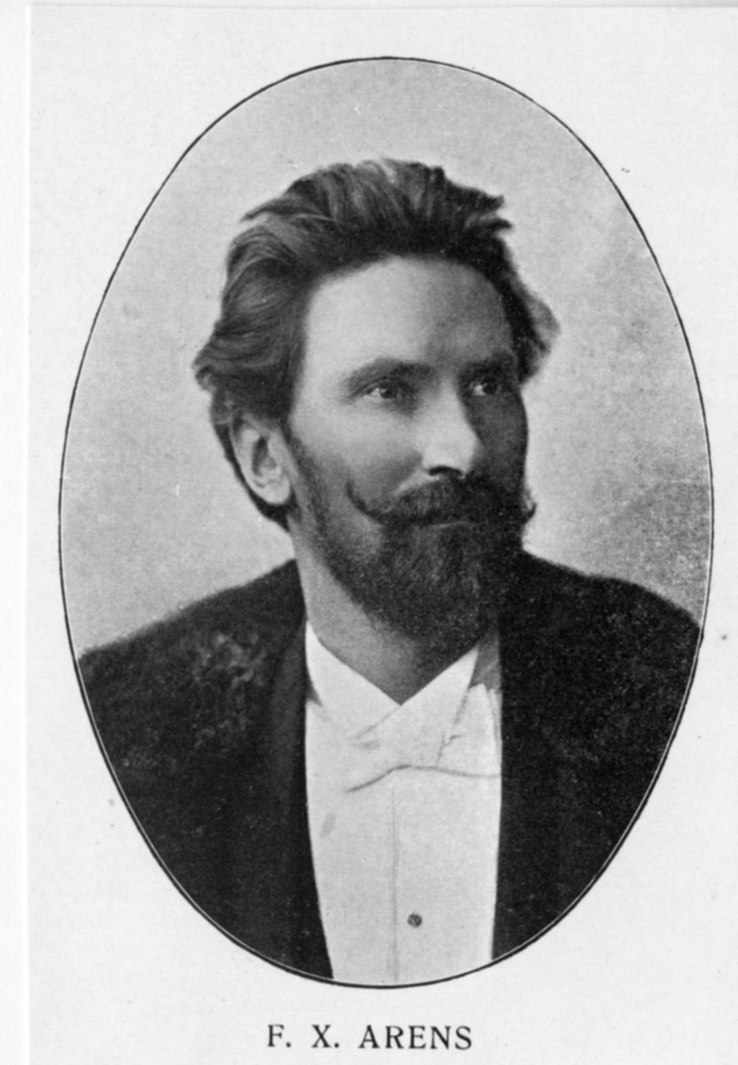 Portrett av komponist og dirigent Franz Arens.